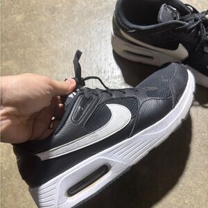 Nike Air Max Black and White Shoes